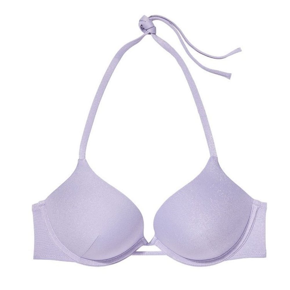VICTORIA'S SECRET Essential Bombshell Add-2-Cups Push-Up Bikini Top, size 34C
